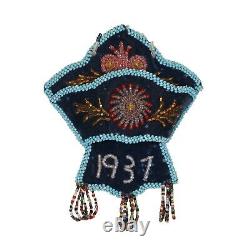 Native American Beaded Whimsy Whisk Broom Holder