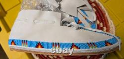 Native American Beaded Youth Moccasins