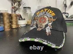 Native American Beaded baseball hat Native Pride Hat New Beadwork