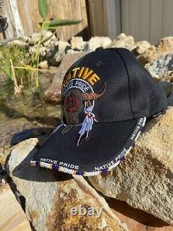 Native American Beaded baseball hat Native Pride Hat New Beadwork