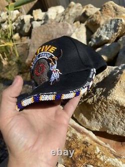 Native American Beaded baseball hat Native Pride Hat New Beadwork