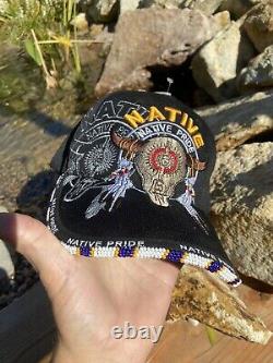 Native American Beaded baseball hat Native Pride Hat New Beadwork