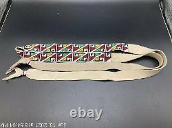 Native American Beadwork Deer Leather Bead Strip Sash Indian Dakota Lakota Sioux