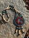 Native American Beadwork Horse medallion beaded patch native necklace pow wow