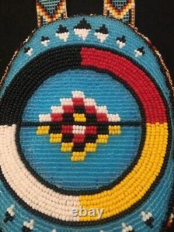 Native American Beadwork Native Beaded Medallion Pow Wow Regalia