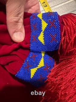 Native American Beadwork Shoulder Sash, Ponca, Choctaw, Handmade Heritage/Estate