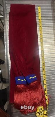 Native American Beadwork Shoulder Sash, Ponca, Choctaw, Handmade Heritage/Estate