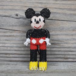 Native American Beadwork Zuni Beaded Mickey Mouse by Hollie Booqua