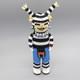 Native American Beadwork-beaded Clown Kachina-ferrell Zeena-hopi