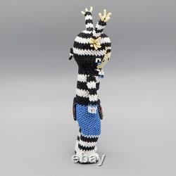 Native American Beadwork-beaded Clown Kachina-ferrell Zeena-hopi