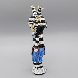 Native American Beadwork-beaded Clown Kachina-ferrell Zeena-hopi