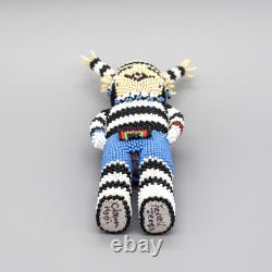 Native American Beadwork-beaded Clown Kachina-ferrell Zeena-hopi