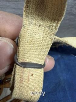 Native American Blue Hide Beaded Leggings Fringed Leather Chaps