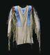 Native American Buckskin Leather Beaded Fringes Powwow Regalia War Shirt Nws8