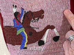 Native American Child's Beaded Sioux Vest. Custer Fight. R. Lee White