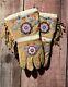 Native American Cree Beaded Gauntlets Early 1900's