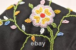 Native American Cree Indian Beaded Bag Pouch Vintage