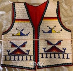 Native American Fully-Beaded Vest