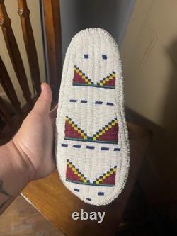 Native American Genuine Beaded Moccasins
