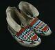 Native American Girl Beaded Mocassins Lakota Sioux 1870-1880