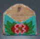 Native American Great Lakes 1900 Beaded coin purse on hide