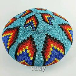 Native American Hand Beaded Basket