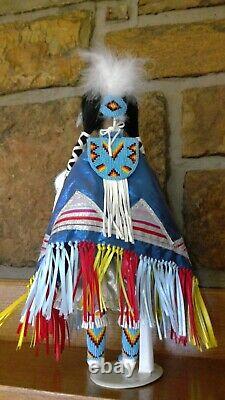 Native American Hand Beaded Doll (SALE)