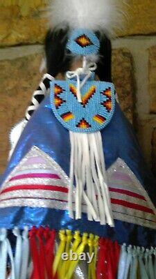 Native American Hand Beaded Doll (SALE)
