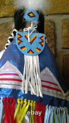 Native American Hand Beaded Doll (SALE)