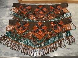 Native American Hand Made Beaded Belt Collar Pow Wow Regalia