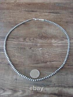 Native American Hand Strung Navajo Pearl 24 Necklace! I. John
