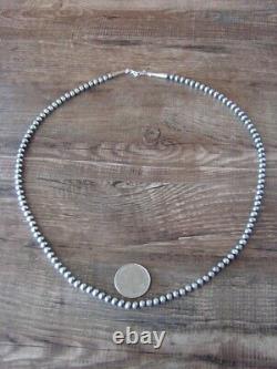 Native American Hand Strung Navajo Pearl 24 Necklace! I. John