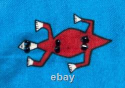 Native American Hopi Beaded Kachina Dolls Quilted Jacket Size XL Handmade