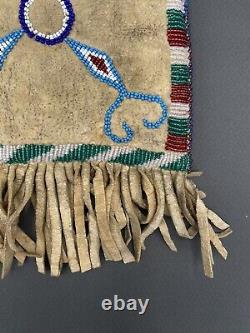 Native American Indian Apache Beaded Pouch c. 1900