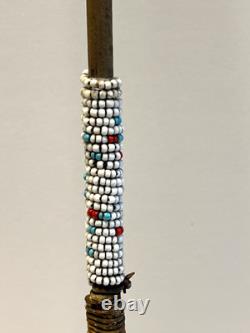 Native American Indian Arrow Stone Tip RARE Beads Feathers # E6