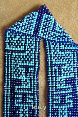 Native American Indian Bead work. Loom style. A dance necklace