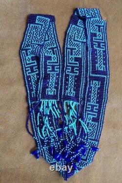 Native American Indian Bead work. Loom style. A dance necklace