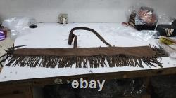 Native American Indian Beaded Rifle Scabbard Sioux Style Suede Leather Gun Cover