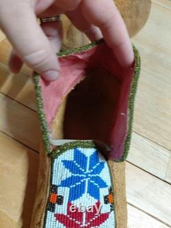Native American Indian Ceremonial Beaded Moccasins