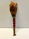 Native American Indian Deer Hoof Beaded Hand Dance Rattle 13 Inch 1880's-1910