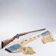 Native American Indian Sioux Beaded Rifle Scabbard Bead Buckskin Gun Cover LR104
