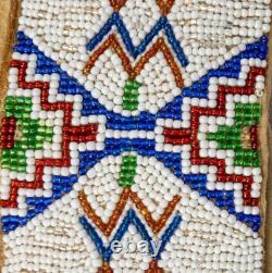 Native American Indian Sioux Lakota Saddle Blanket Buffalo Hide Beaded Handmade