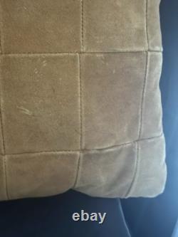 Native American Indian bead beaded pillow pin cushion suede