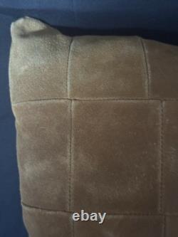 Native American Indian bead beaded pillow pin cushion suede