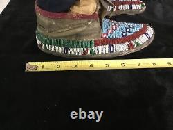 Native American Indian beaded Mocassins childs
