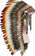 Native American Inspired Headdress Handcrafted with Genuine Feathers and Beads