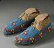 Native American Lakota style Indian Beaded Cheyenne Moccasins Suede Leather M602