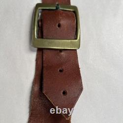 Native American Leather Crossbody Purse Bag Knife Sheath Strap Fringe Beaded