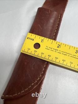 Native American Leather Crossbody Purse Bag Knife Sheath Strap Fringe Beaded