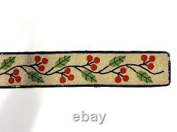 Native American Northeast Indian Tribe Beaded Sash Belt 1880's-1900s Lot 2